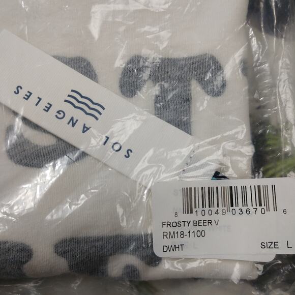 NWT Frosty the Beer Can White Sol Angeles T-shirt sz Medium - Picture 7 of 11